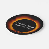 Assiettes En Carton Éclipse solaire totale 2017 (Angle)