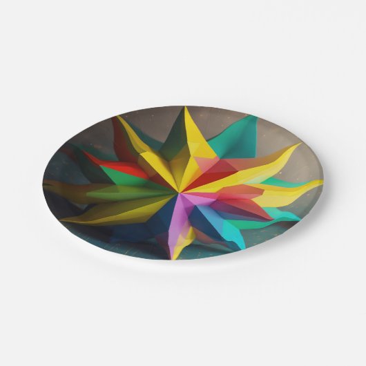 Assiettes En Carton "Eco Elegance : Plaques de papier biodégradables" (Angle)