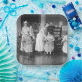Assiettes En Carton École de soins infirmiers, début des années 1900 (Fête)