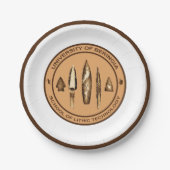 Assiettes En Carton Ecole de Technologie Lithique de Beringia (Devant)