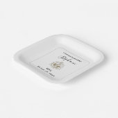 Assiettes En Carton École dentaire personnalisée Caduceus Graduation (Angulaire)