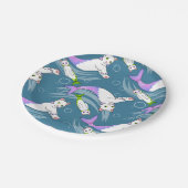 Assiettes En Carton École des plaques à papier de Purrmaids (Angle)