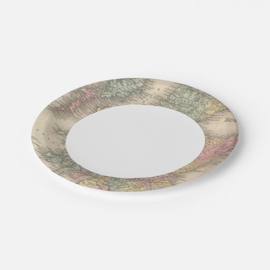 Assiettes En Carton Écosse 6 (Angle)