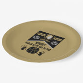 Assiettes En Carton Ecosse Burns Night (Angle)