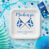 Assiettes En Carton Ecosse Drapeaux Famille Réunion (Fête)