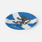 Assiettes En Carton Ecosse plaques, Rampant, Lion, Drapeau écossais (Angle)