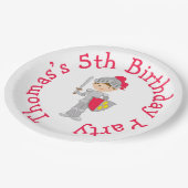 Assiettes En Carton Écoutez Ye Brunette Cute Knight (Angle)