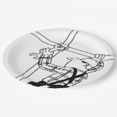 Assiettes En Carton Écran avec échafaudage (Angle)