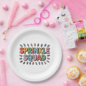 Assiettes En Carton Écrasage | Saupoudrer bébé (Fête)