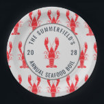 Assiettes En Carton Écrasse d'écrevisses Bouillabaisse d'été Homard Fê<br><div class="desc">C'est de retour. L'événement annuel de la fête d'été que vous organisez pour que toute la famille se détende,  mange et boive. Commémorez cette année avec un design familial assorti pour rendre la photo parfaite et garder le souvenir vivant pendant des années.</div>