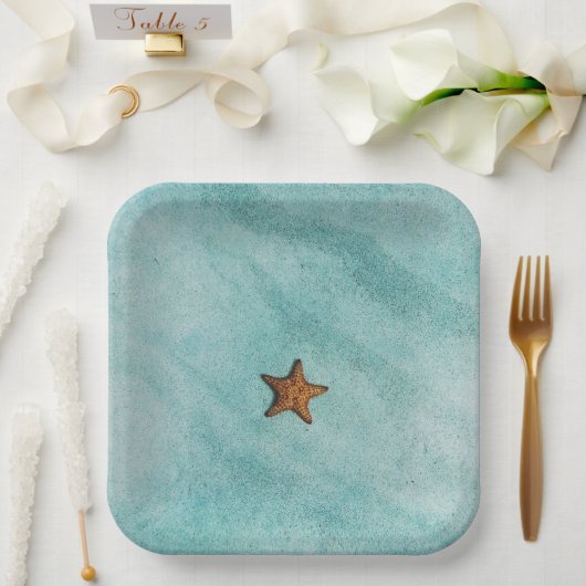 Assiettes En Carton Écre (Mariage)