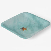 Assiettes En Carton Écre (Angulaire)