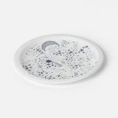 Assiettes En Carton Écrit dans la constellation des étoiles (Angle)