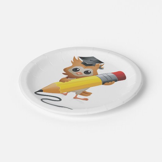 Assiettes En Carton Écriture de hibl (Angle)