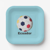 Assiettes En Carton Ecuador Soccer (Recto)