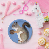 Assiettes En Carton Écureuil (Fête)