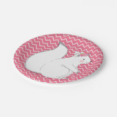 Assiettes En Carton Écureuil (Angle)