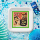 Assiettes En Carton Écureuil de l'espace extra-atmosphérique (Fête)