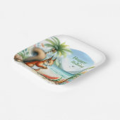 Assiettes En Carton Écureuil d'été (Angulaire)