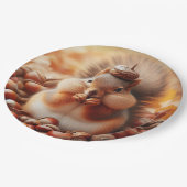 Assiettes En Carton Écureuil farci (Angle)