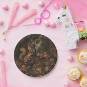 Assiettes En Carton Écureuils - Plaques de papier rond (Fête)