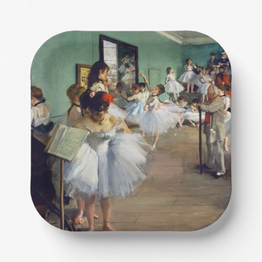 Assiettes En Carton Edgar Degas - Classe Danse (Recto)