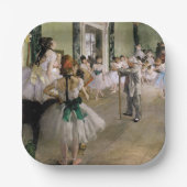 Assiettes En Carton Edgar Degas - Classe Danse (Recto)