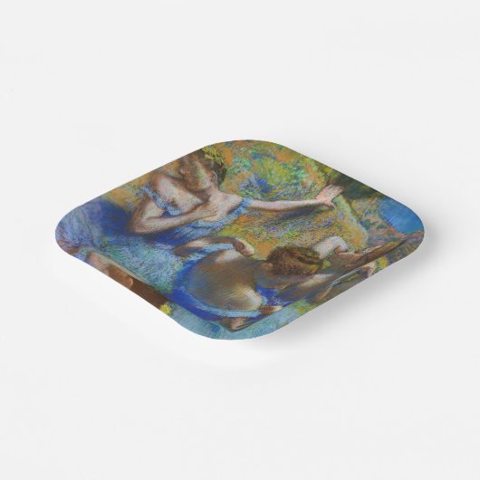Assiettes En Carton Edgar Degas - Danseurs Bleus (Angulaire)
