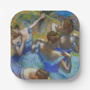 Assiettes En Carton Edgar Degas - Danseurs Bleus
