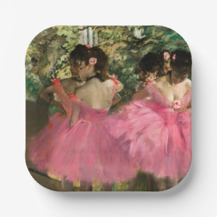 Assiettes En Carton Edgar Degas - Danseuses en rose
