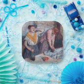 Assiettes En Carton Edgar Degas - Femmes en repassage (Fête)