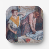 Assiettes En Carton Edgar Degas - Femmes en repassage (Recto)