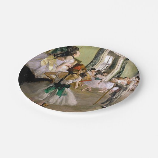 Assiettes En Carton Edgar Degas La Classe Danse (Angle)