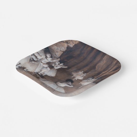 Assiettes En Carton Edgar Degas - Répétition de ballet sur scène (Angulaire)