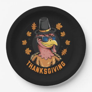Assiettes En Carton Edgy Thanksgiving Turquie