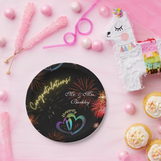 Assiettes En Carton Editable - Heureusement toujours après dans Firewo (Fête)