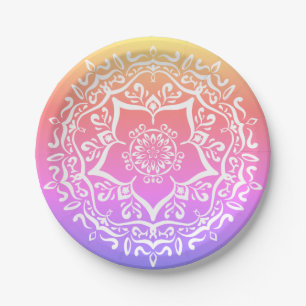 Assiettes En Carton Edition spéciale Jarn Mandala