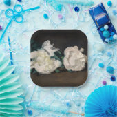 Assiettes En Carton Edouard Manet - Branche des pivoines blanches, sec (Fête)