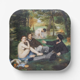 Assiettes En Carton Edouard Manet - Déjeuner sur l'herbe