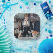 Assiettes En Carton Edouard Manet - Un bar aux Folies-Bergere (Fête)