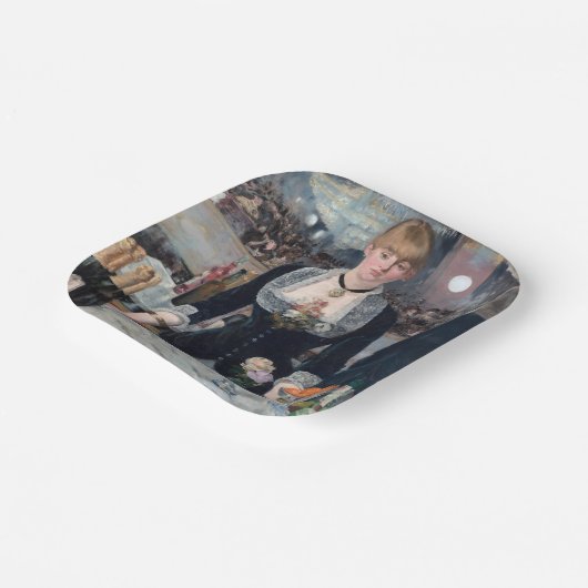 Assiettes En Carton Edouard Manet - Un bar aux Folies-Bergere (Angulaire)