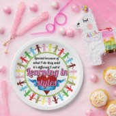 Assiettes En Carton Éducation spéciale autiste (Fête)