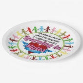 Assiettes En Carton Éducation spéciale autiste (Angle)