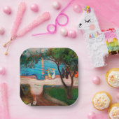 Assiettes En Carton Edvard Munch - Danse sur la plage (Fête)