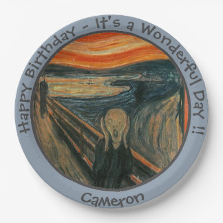 Assiettes En Carton Edvard Munch La Collection Scream Party Items