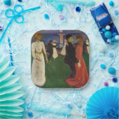 Assiettes En Carton Edvard Munch - La Danse de la Vie (Fête)