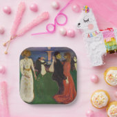 Assiettes En Carton Edvard Munch - La Danse de la Vie (Fête)