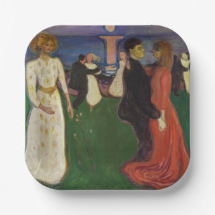Assiettes En Carton Edvard Munch - La Danse de la Vie