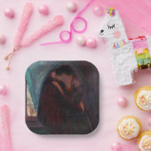 Assiettes En Carton Edvard Munch - Le baiser (Fête)