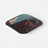 Assiettes En Carton Edvard Munch - Le baiser (Angulaire)